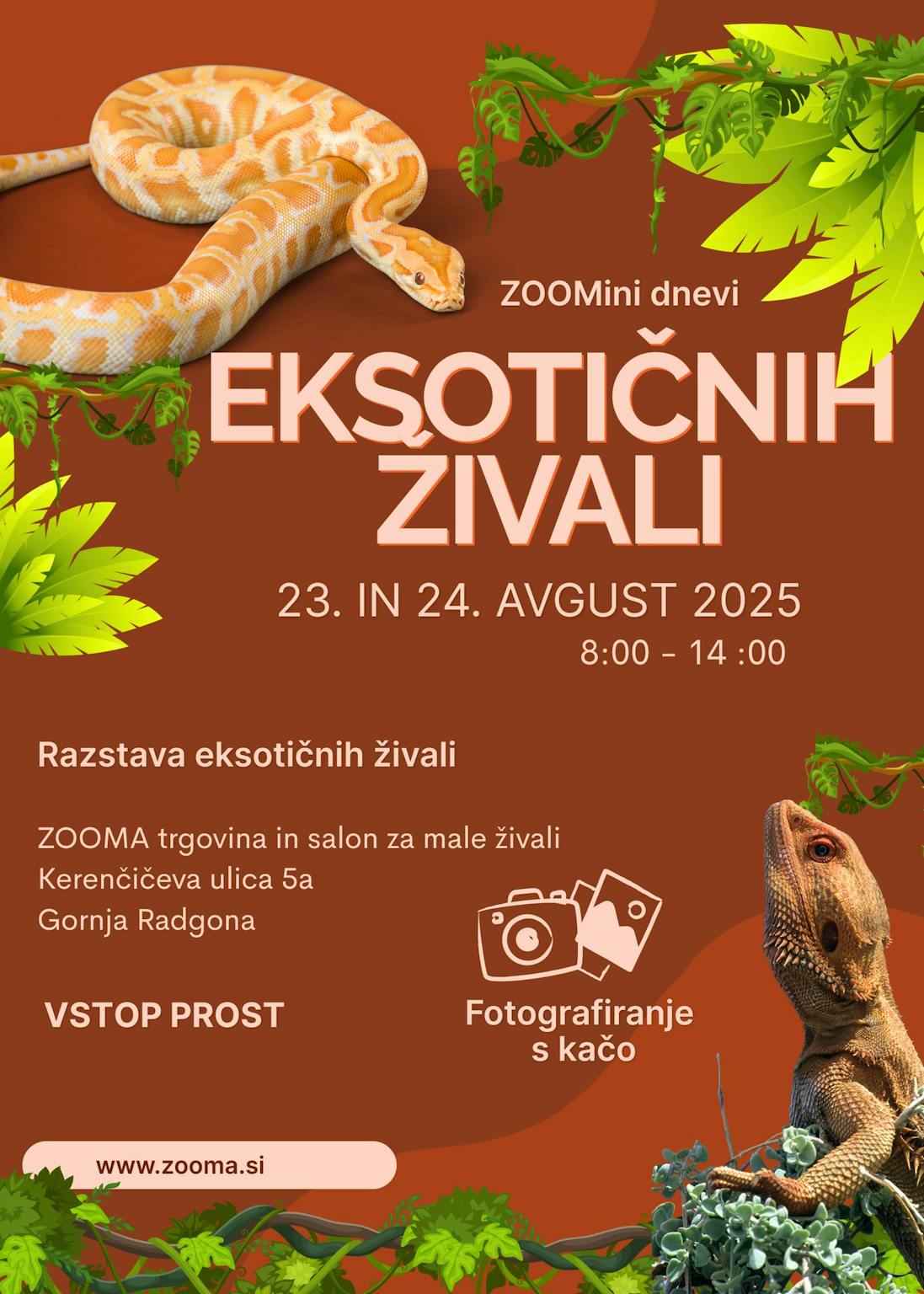 ZOOMini dnevi eksotičnih živali